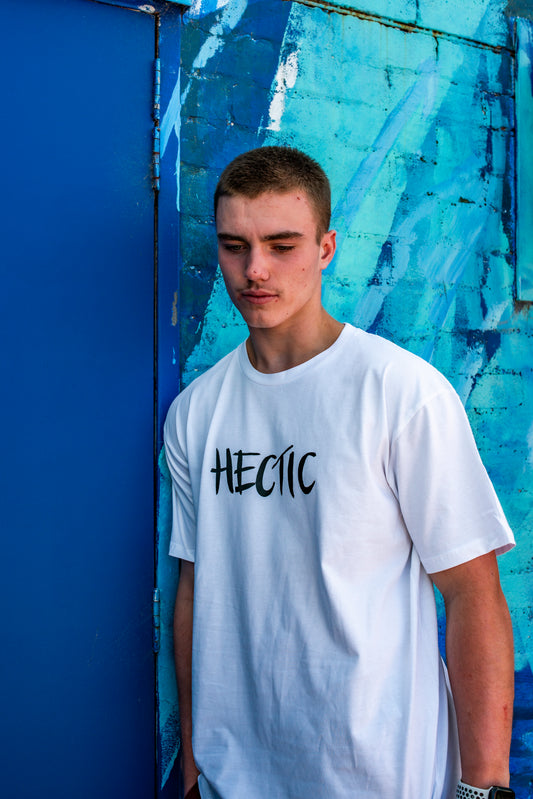 Hectic Painted Short Sleeve T-shirt - White