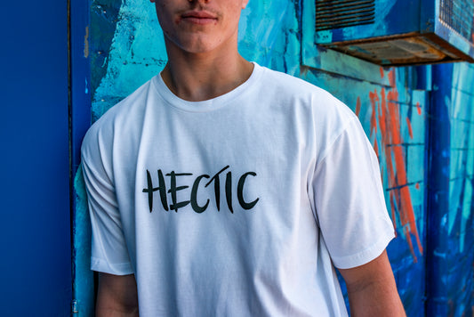 Hectic Painted Short Sleeve T-shirt - White